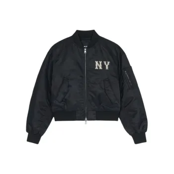 MLB Basic New York Yankees Jackets & Coats Women's Black