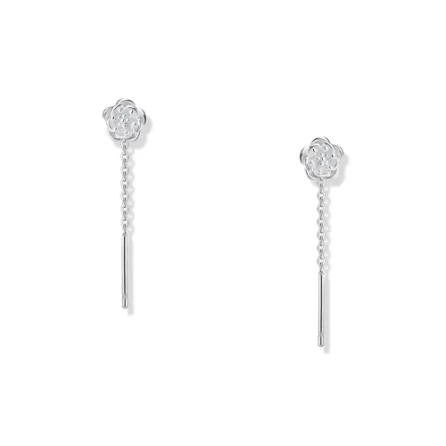 KUMET Sterling Silver Drop Earrings Women's