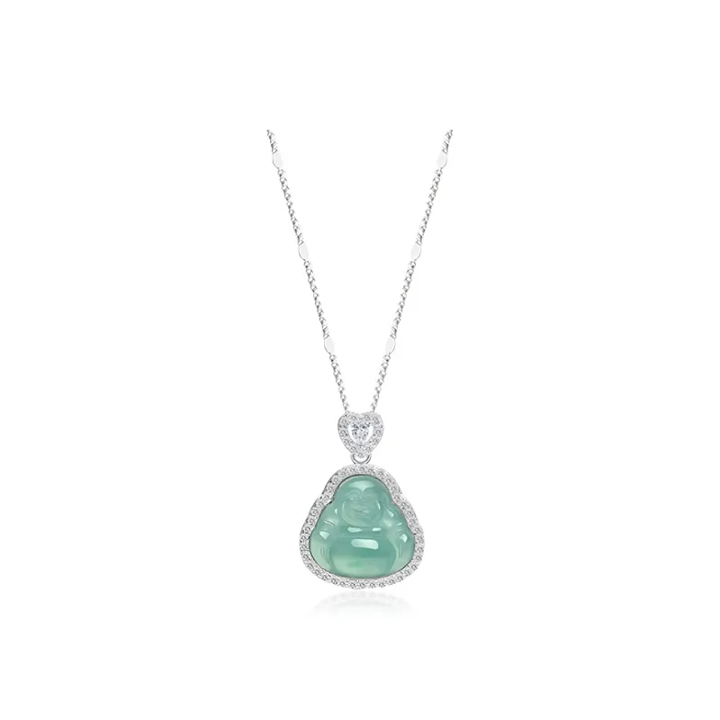 Yuanyanghuangjin Ice Glutinous Necklaces Women's-0