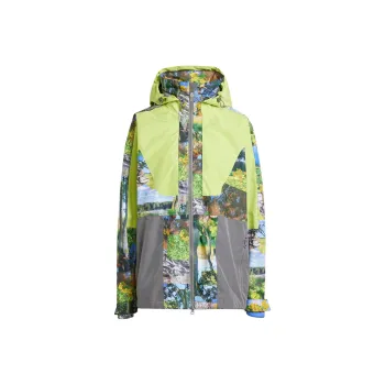 Adidas Free Shipping With AdiClub Adidas By Stella McCartney TrueNature Earth Collage Backpack Jacket