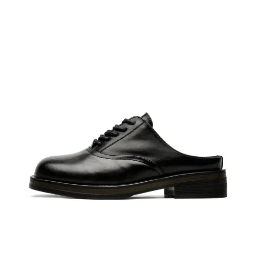 LUOMAIKE Rubber Sole Slip Resistant Closed Toe Slippers Men's Black