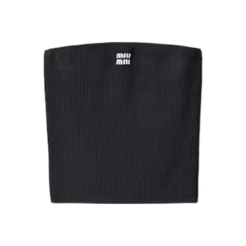 MIU MIU Strapless Top Women's Black