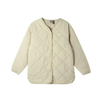 PUMA Lightweight Collarless Padded Jackets Coats Women's Roasted Almond