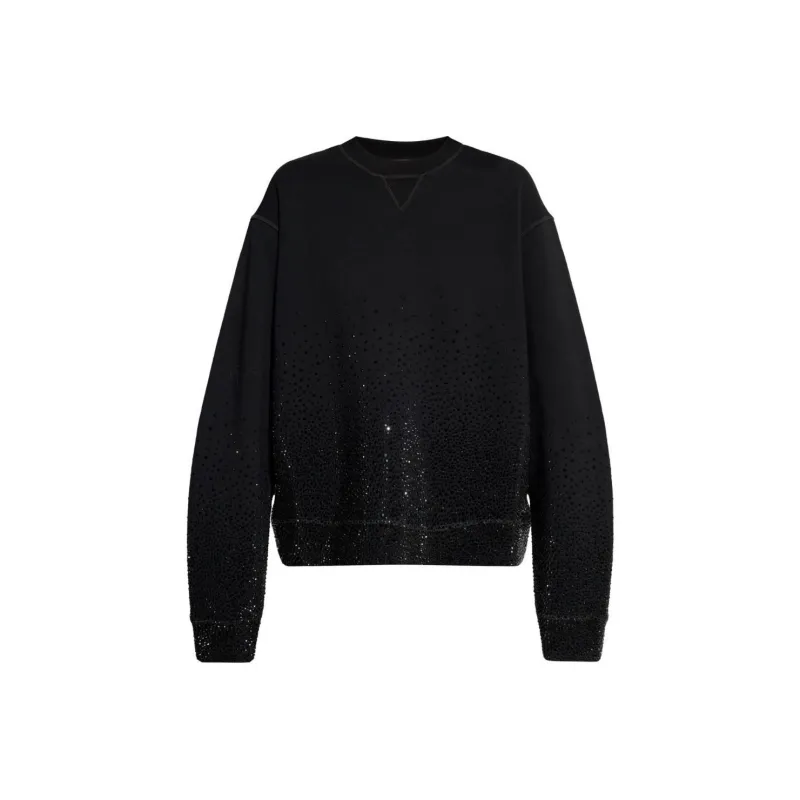 DSQUARED 2 Rhinestone Embellished Crewneck Sweatshirt-0