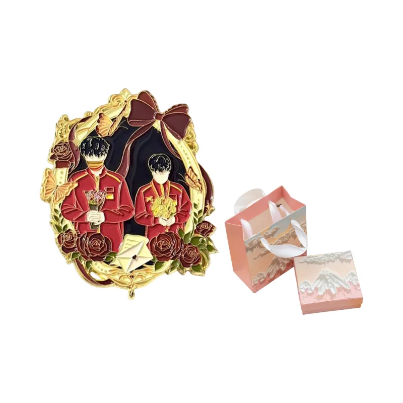 FEIERDUN Table Tennis Souvenirs Badges Unisex-3
