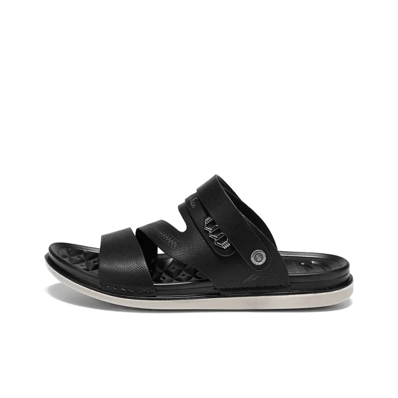 Mulinsen Outdoor Slip Resistant Abrasion Resistant, Premium Feel, Open Toe Slip on, Beach Sandals Men's-3