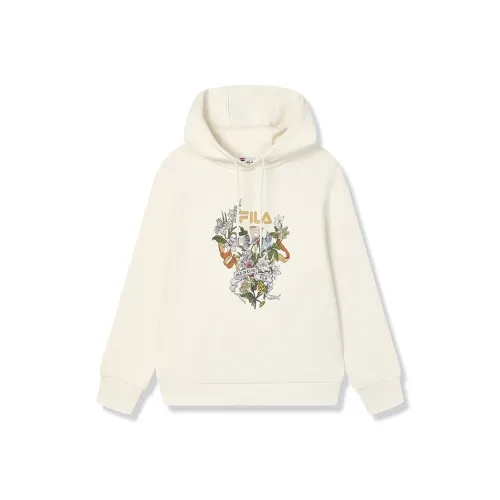 FILA Sweatshirt Women's Light Beige White