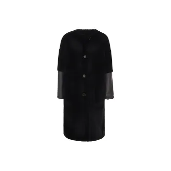 MARNI Single Breasted Reversible Shearling Coat