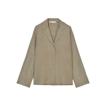 ZARA ZW Series Shirt Women's Dark Taupe