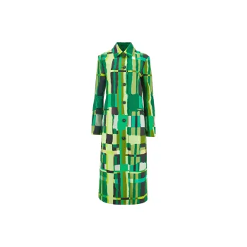 Ferragamo Coats Women's Lime Green