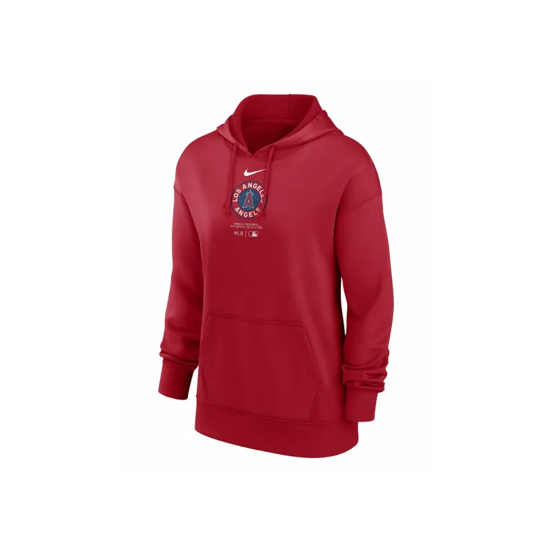 Nike Washington Nationals Authentic Collection Women's Nike Therma Mlb Pullover Hoodie-0
