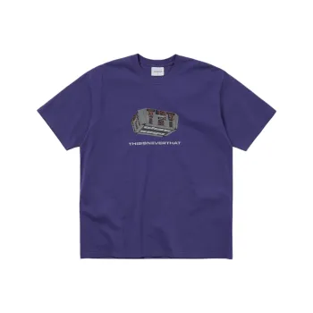 Thisisneverthat SS25 T Shirts Unisex Purple Blue