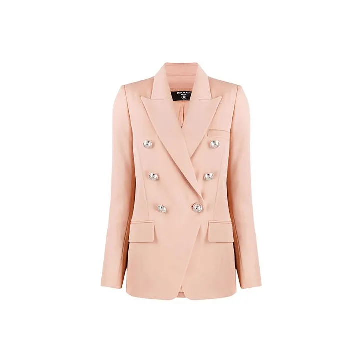 BALMAIN Business Suit Coat Women's Pink-0