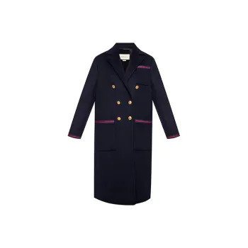 GUCCI Coats Women's Navy Blue