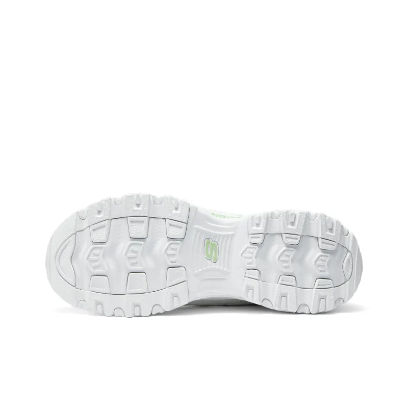 Skechers Women's Sport D'Lites 1.0 'White Green' Women's-4
