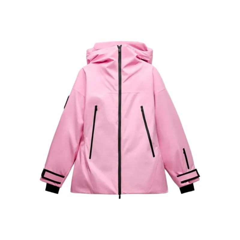 ZARA SKI Skiing Series Down Jackets Women's Pink-0