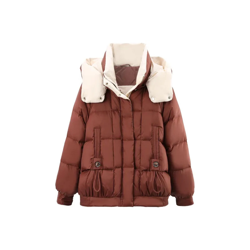 A Paradise For Awakening Down Jacket Women's Brick Red-0