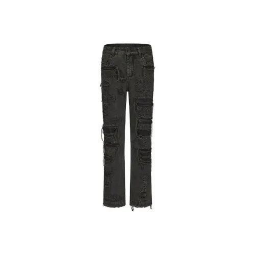 FDMWAVE Jeans Men Light Gray