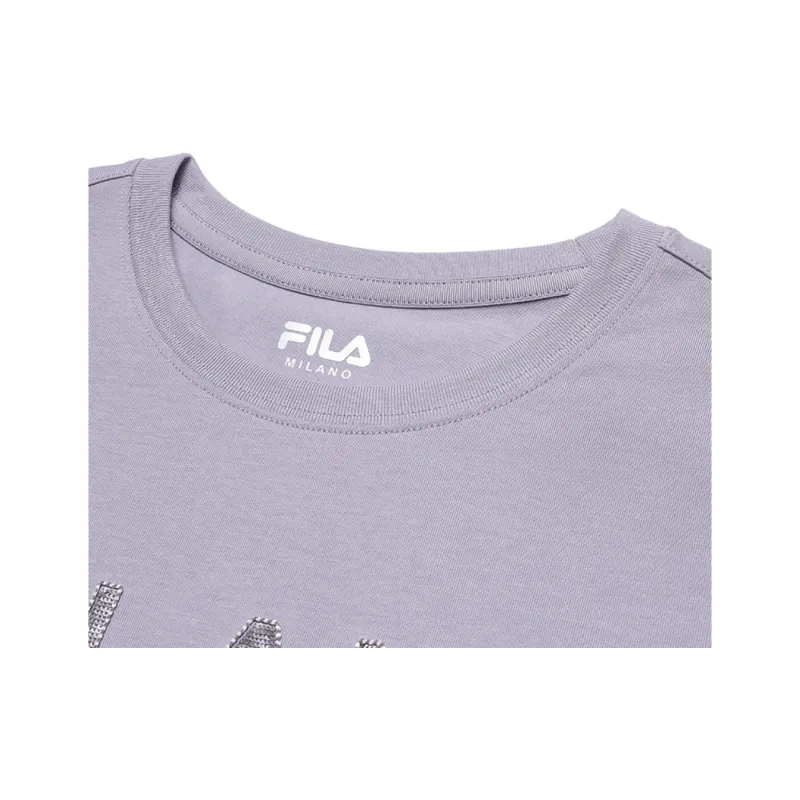 FILA Regular T Shirt Women's Misty Rain Purple PU-2