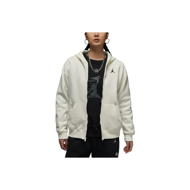Jordan Brooklyn Fleece FW24 Sweatshirt Women's Canvas White/Black-0
