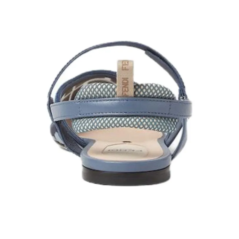 FENDI Colibrì Lite Casual Single Shoes Women's Blue-4
