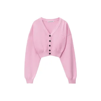 Alexander Wang V Neck Long Sleeve Cardigan