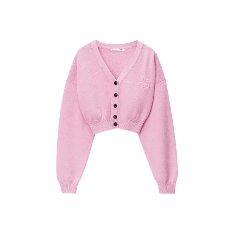Alexander Wang V Neck Long Sleeve Cardigan-0