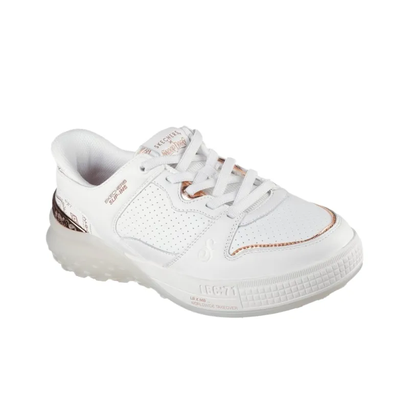 SNOOP DOGG x Skechers Sizzle Low Top Casual Shoes Women's White-3