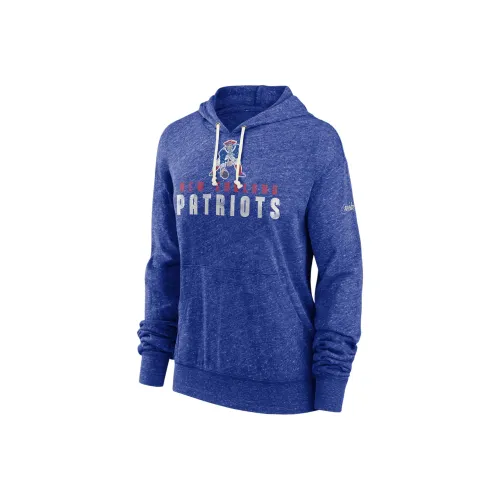 Nike Rewind Gym Vintage NFL New England Patriots Sweatshirt Women's Sapphire Blue