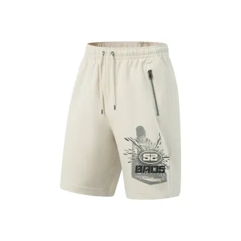 LiNing Basketball Collection Casual Shorts Men's Clam Pink Gray