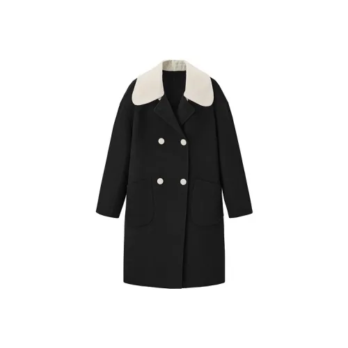LEDIN Coats Women's Black In Stock
