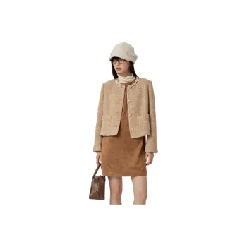 Omont Jackets Coats Women's Yellow White Gradient