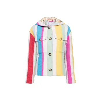 Mira Mikati Striped Hooded Jacket