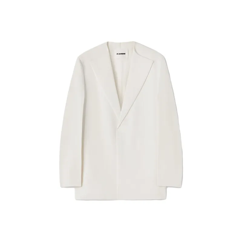 JIL SANDER Drop Shoulder Tailored Blazer-0