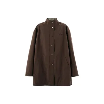 YOEYYOU Jackets Coats Women's Walnut Brown