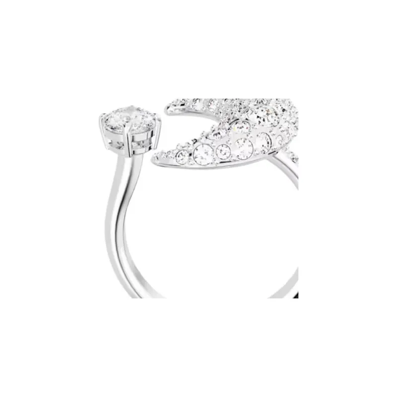 Swarovski Crystal Rings Unisex Silver-1