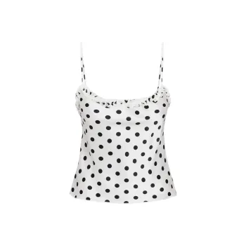 Realisation Par SS25 The Evie Camisole Women's Dolce Spot Sweet Style Polka Dot