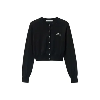 Alexander Wang Cropped Athletic Mesh Cardigan