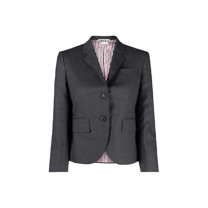 THOM BROWNE Cropped Single breasted Blazer-0