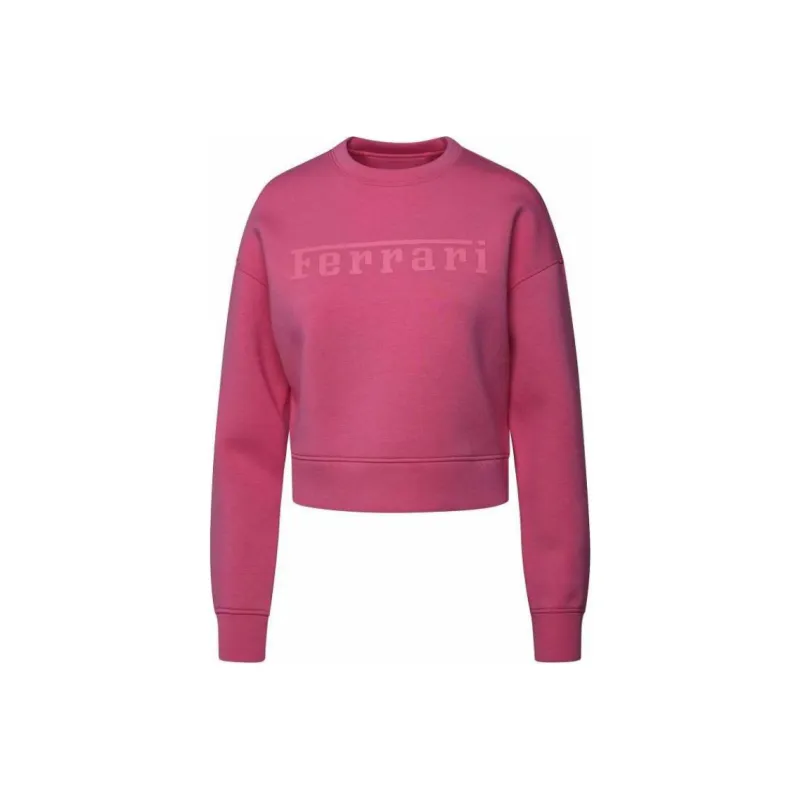 Ferrari Sweatshirt Women's Pink-0