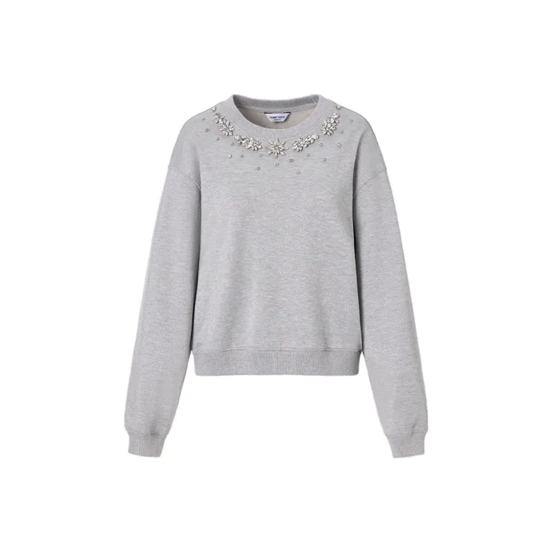 TAMMY TANGS Sweatshirt Women's Heather Gray-0