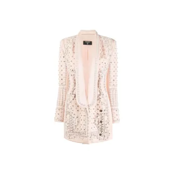 BALMAIN Embellished Shawl Lapel Blazer