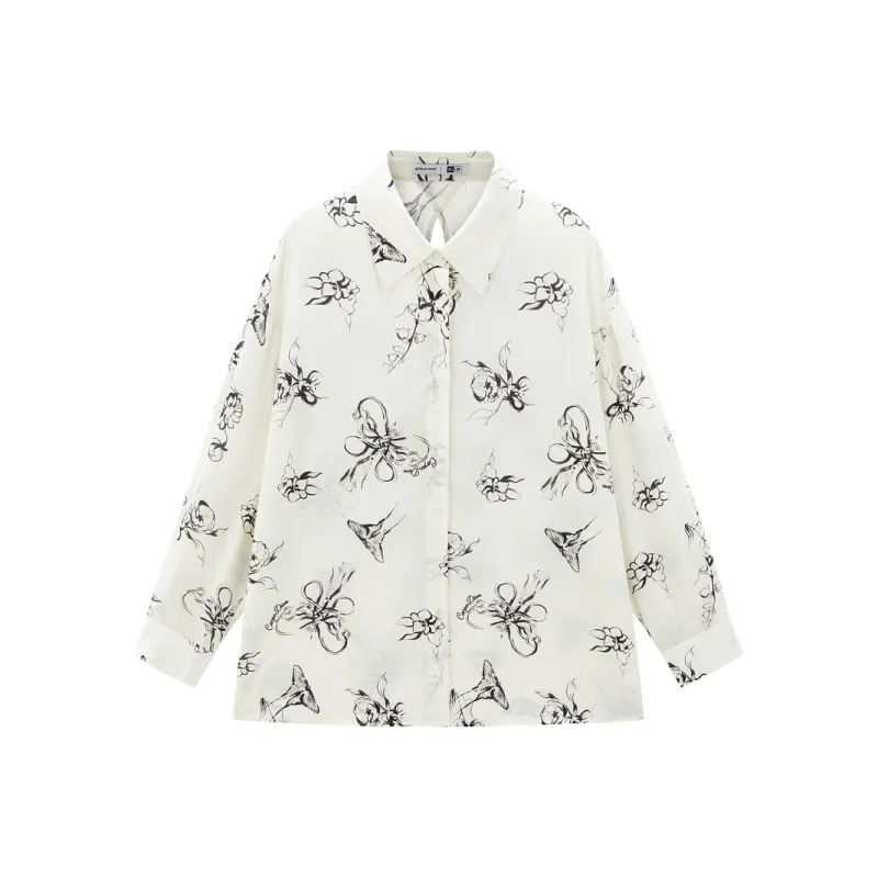 PEACEBIRD Shirts Women's Beige-0