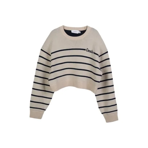 COACH SS25 Knitwear Women's Gray