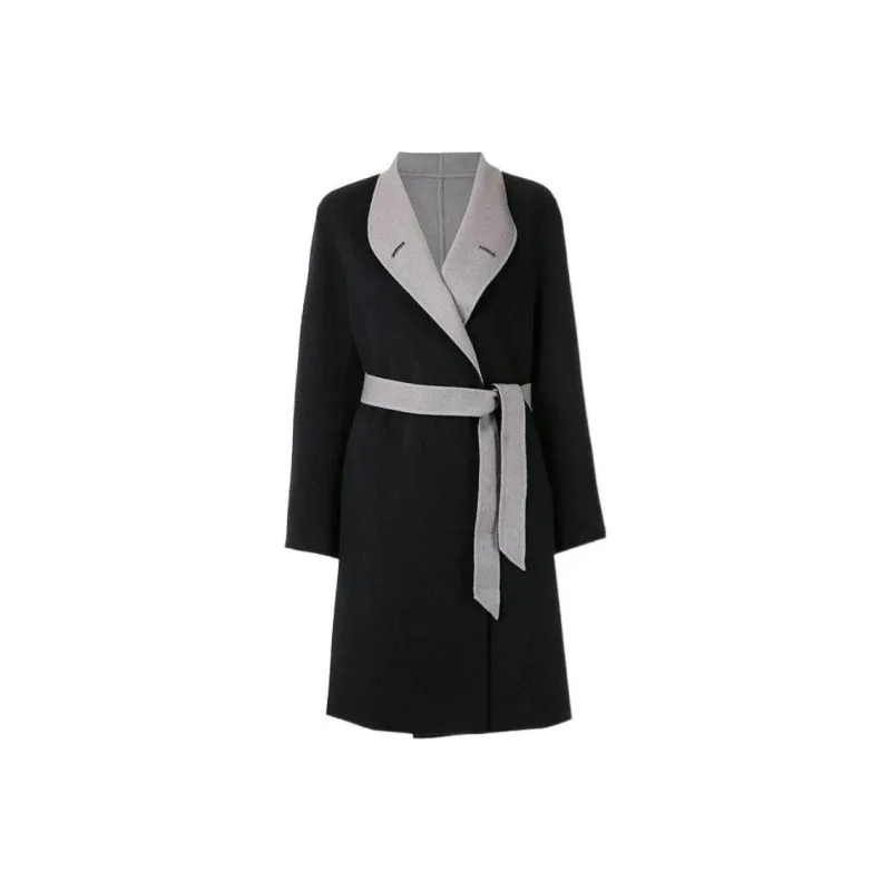 EMPORIO ARMANI Coats Women's Navy Blue-0