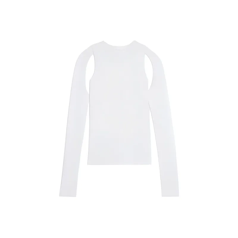 Helmut Lang Cut Out Knitted Jumper-0
