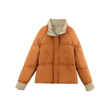 A Paradise For Awakening Down Jacket Women's Pumpkin