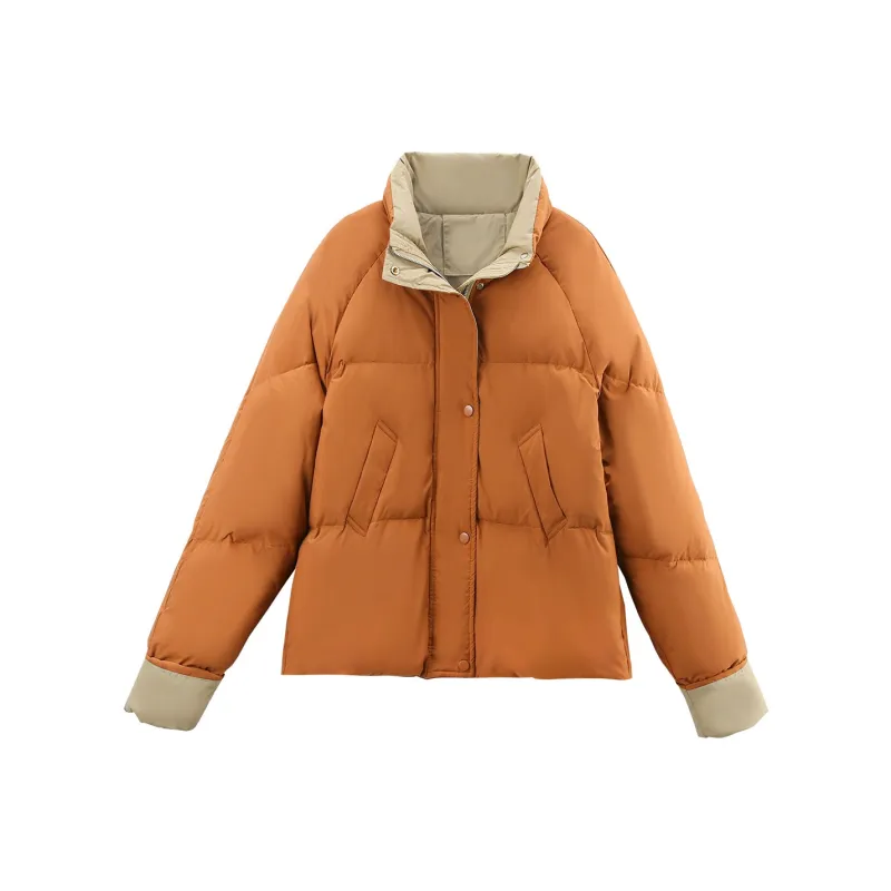A Paradise For Awakening Down Jacket Women's Pumpkin-0
