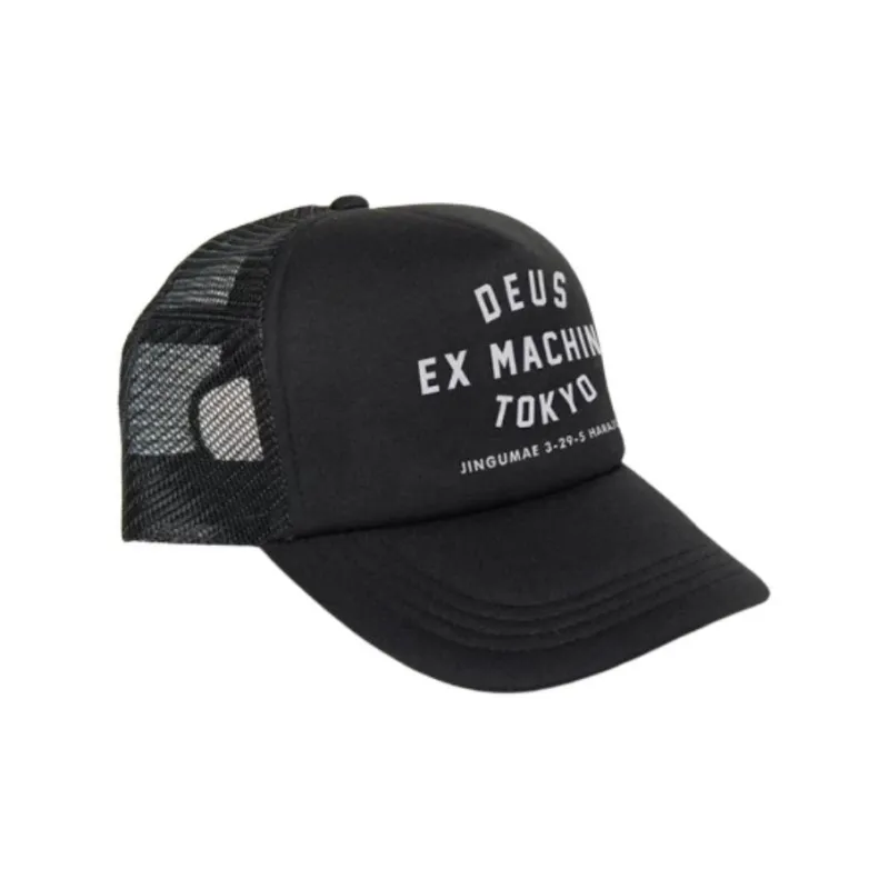Deus Ex Machina Venice Address embroidered Baseball Cap-1