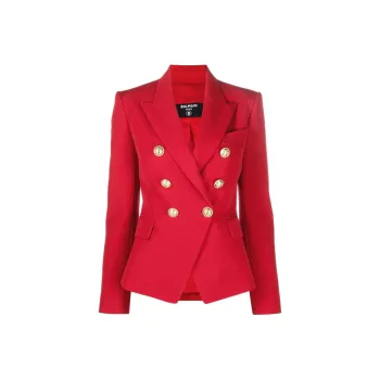 BALMAIN Double Breasted Tailored Blazer